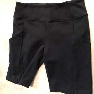 Zella black bike shorts